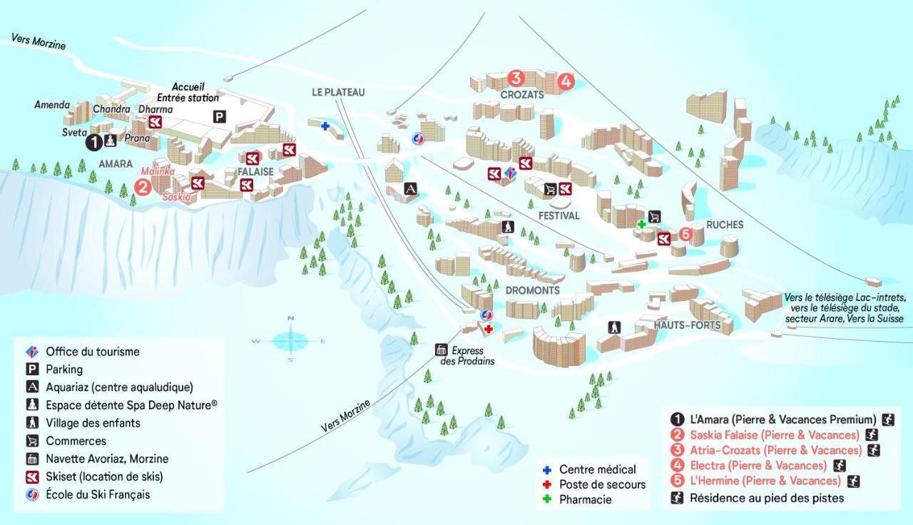 Residence Pierre & Vacances Premium L'Amara Avoriaz Exteriör bild